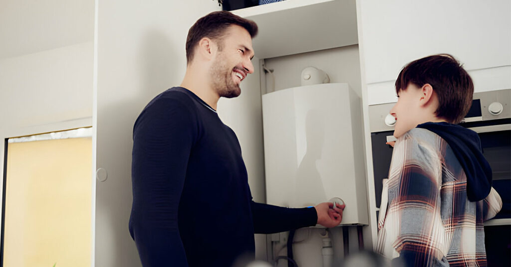 Step to secure free boiler grant.