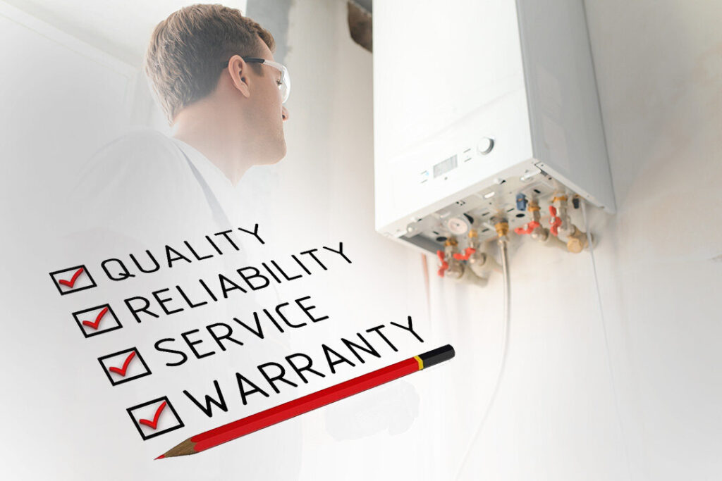 what to check in boiler warranties.