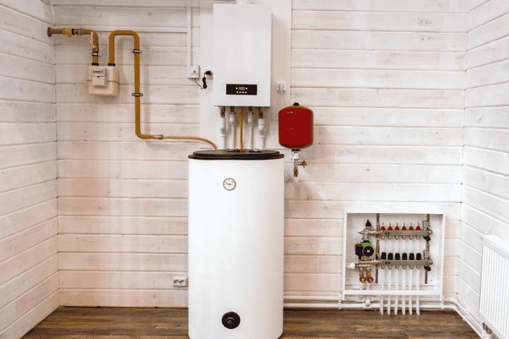 What is a system boiler – energy-efficient heating system with hot water cylinder for UK homes