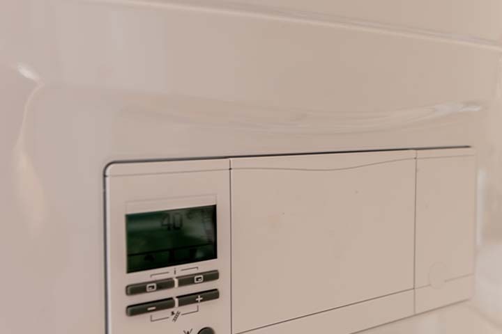 Modern Vaillant boiler with home heating system